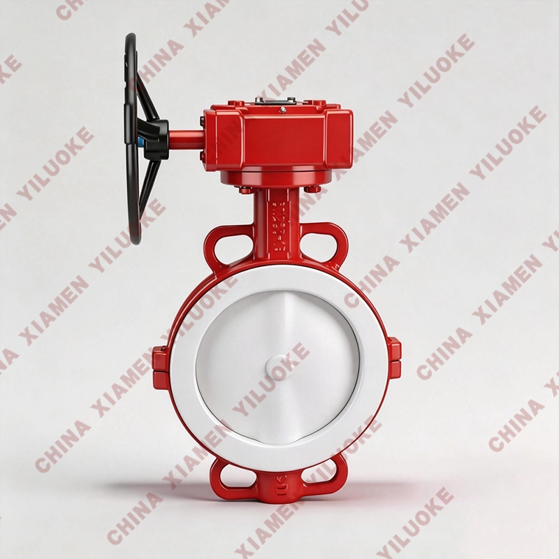 PTFE-Lined Butterfly Valves Fluorine‑lined Butterfly Valve